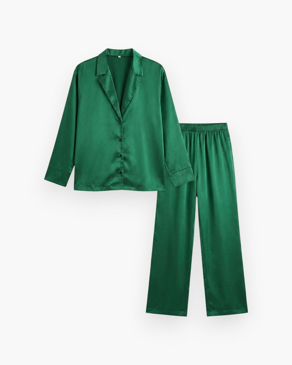 Satin Long Sleeve Pyjama Set