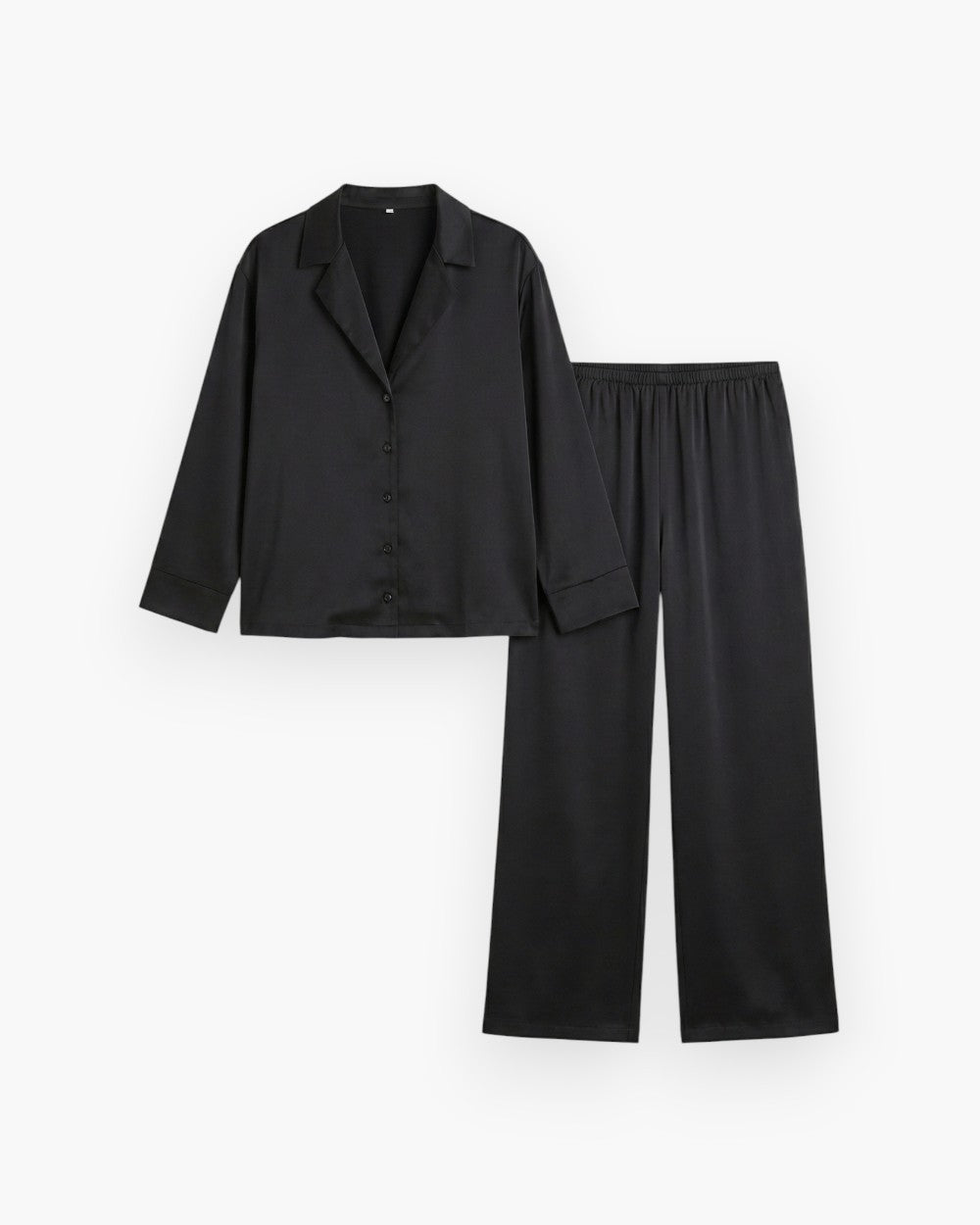 Satin Long Sleeve Pyjama Set